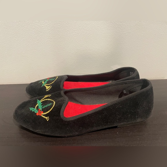 Jingle Belles Velvet Ballet Flat - Picture 3 of 7